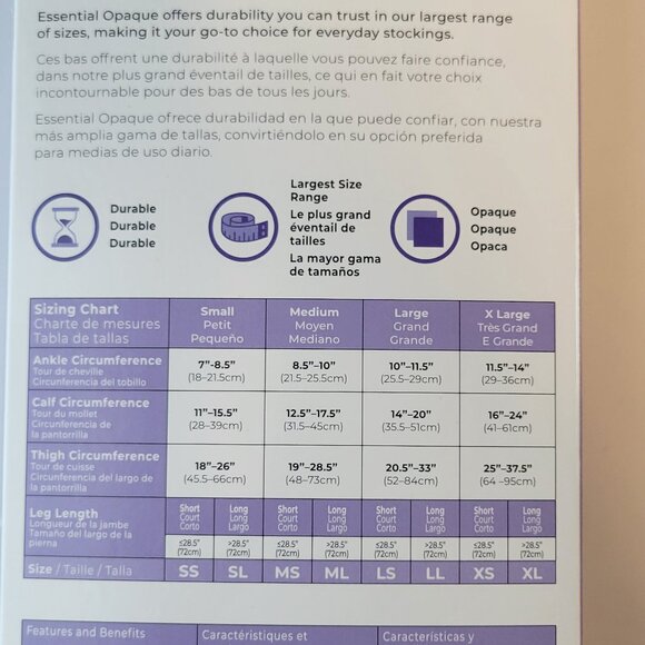 Sigvaris Medical Compression Stocking /Thigh-high/ MS/ Light Beige / 863WMSO66/L - Picture 5 of 5